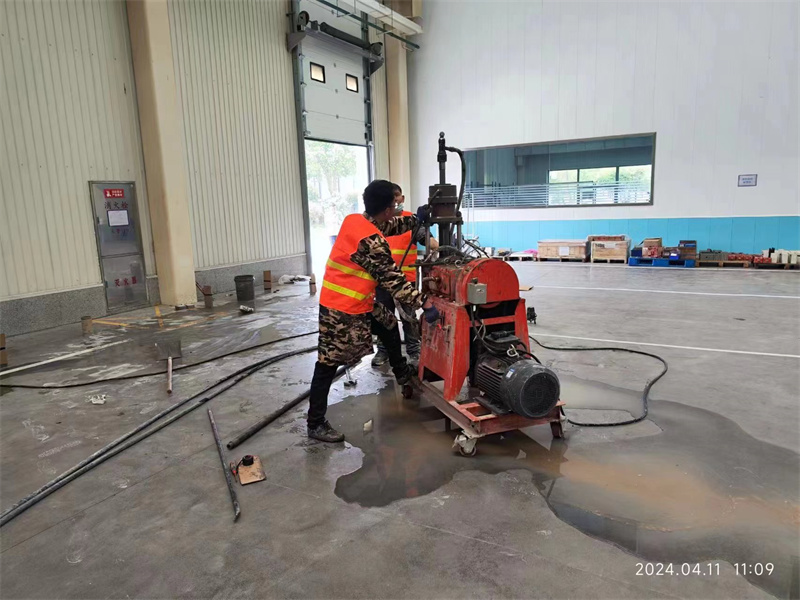 百色厂房地面下沉塌陷注浆加固施工